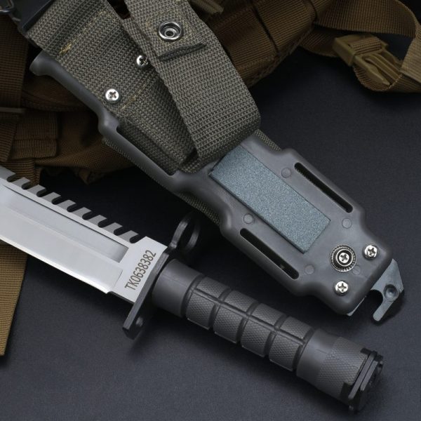 图 8 LS081 M9 D80 Long Fixed Blade Knife G10 Handle K Scabbard