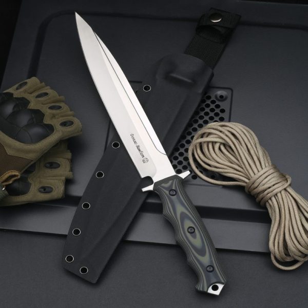 图 8 LS078 Phoenix Y8 Long Fixed Blade Knife G10 Handle K Scabbard