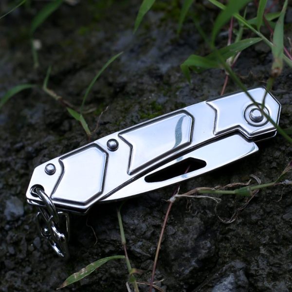 FB001 Folding Blade Knife Stainless steel Handle
