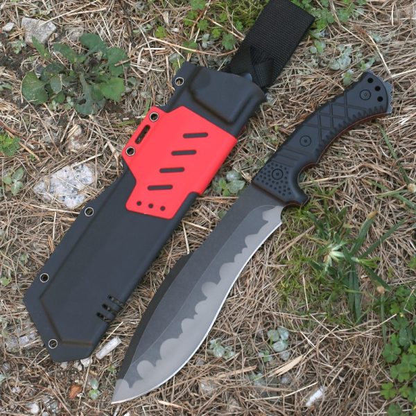 图 8 GT006 DK-01 Dog Leg Curved Knife G10 Handle K Scabbard