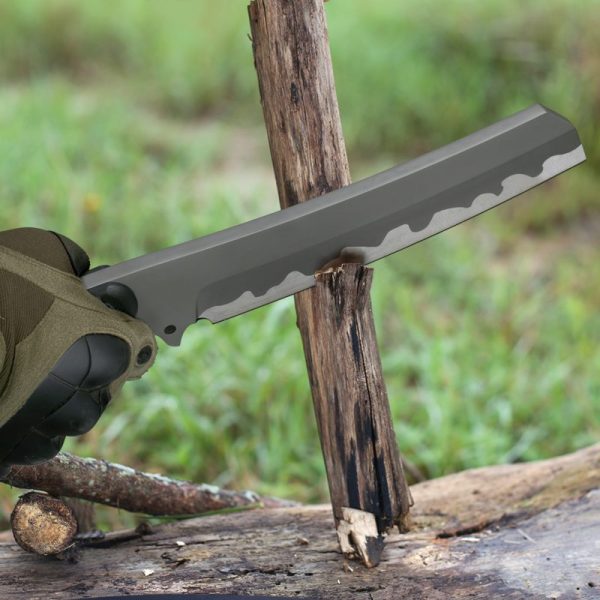 LS072 Anger Long Fixed Blade Knife G10 Handle K Scabbard