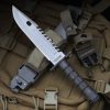图 9 LS081 M9 D80 Long Fixed Blade Knife G10 Handle K Scabbard