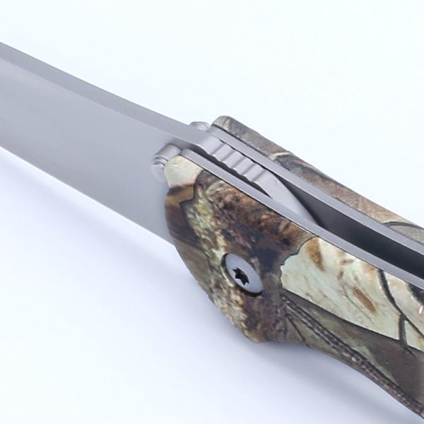 图5 FB007 Karshaw 1660 camouflage Folding Blade Knife Plastic Handle