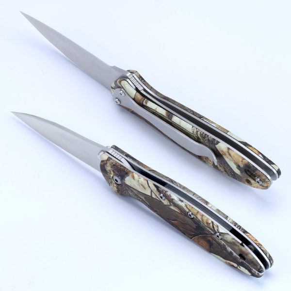 图6 FB007 Karshaw 1660 camouflage Folding Blade Knife Plastic Handle