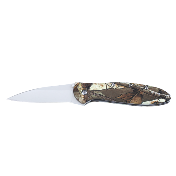 白底 FB007 Karshaw 1660 camouflage Folding Blade Knife Plastic Handle