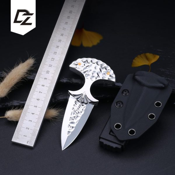 网图 1 SC001 All steel hand prick Push Dagger All steel handle K Scabbard