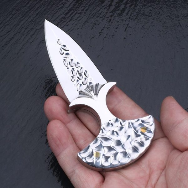 网图 10 SC001 All steel hand prick Push Dagger All steel handle K Scabbard