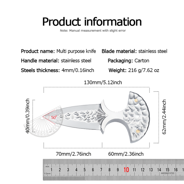 网图 2 SC001 All steel hand prick Push Dagger All steel handle K Scabbard