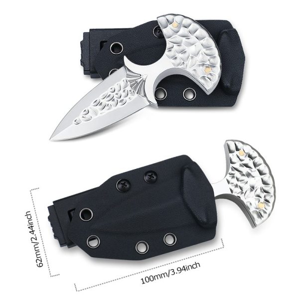 网图 3 SC001 All steel hand prick Push Dagger All steel handle K Scabbard