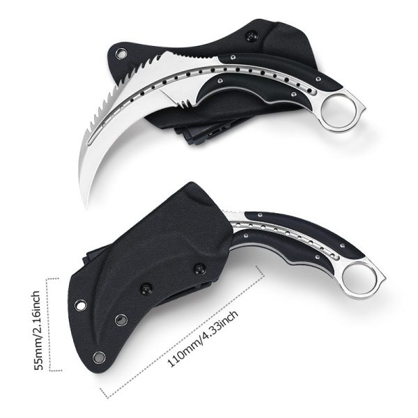 详3 KB001 Tuode Claw Claw Knife G10 Handle K Scabbard