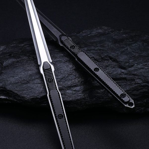 DE002 tea pick Double-edged Knife G10 Handle K Scabbard