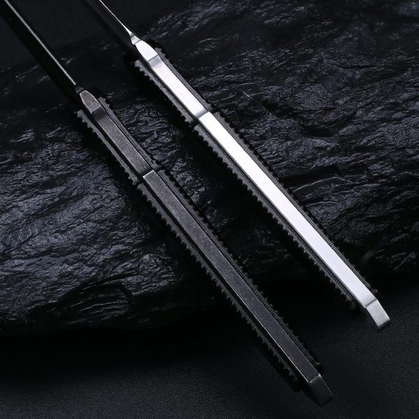 DE002 tea pick Double-edged Knife G10 Handle K Scabbard