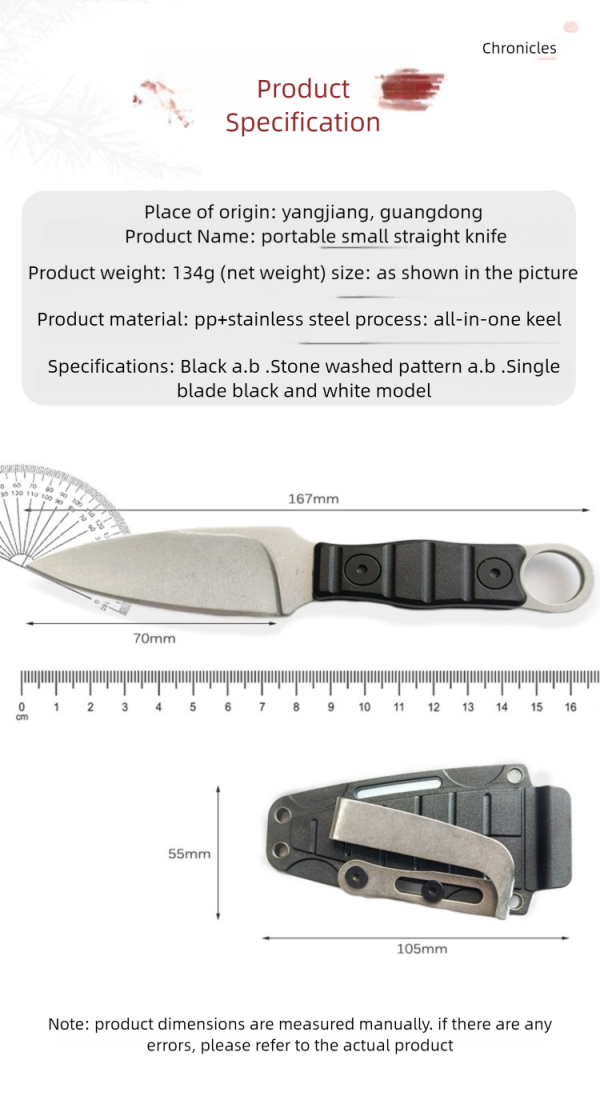 SC008 Kizilia Ring Knife (12 styles) Push Dagger G10 Handle K Scabbard